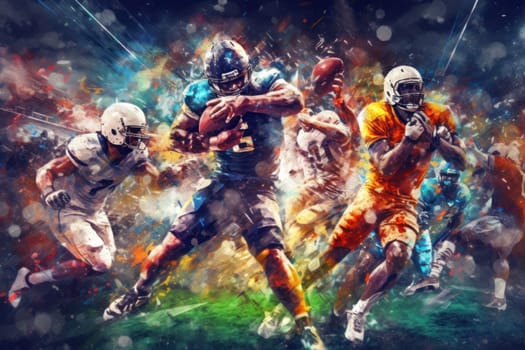 Sports Background Advertising sport life concept.