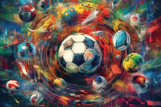 Sports Background Advertising sport life concept.