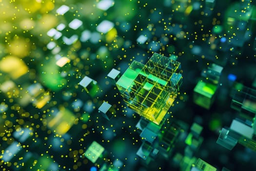 Big data on internet upload and download progress. futuristic digital technology background.