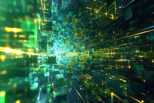 Big data on internet upload and download progress. futuristic digital technology background.