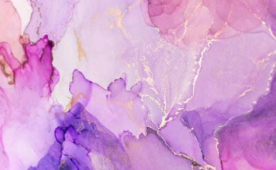 Abstract purple paint background. Acrylic texture with marble pattern. High quality photo