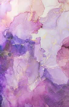 Abstract purple paint background. Acrylic texture with marble pattern. High quality photo