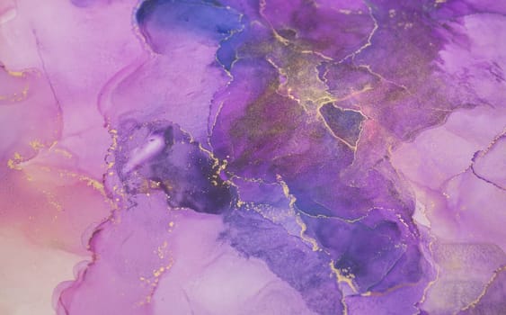 Abstract purple paint background. Acrylic texture with marble pattern. High quality photo