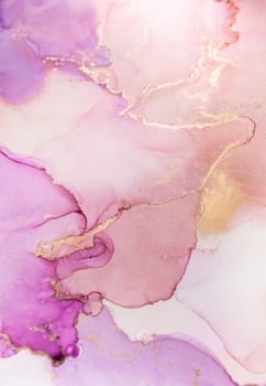Abstract purple paint background. Acrylic texture with marble pattern. Alcohol ink. Style incorporates the swirls of marble or the ripples of agate.