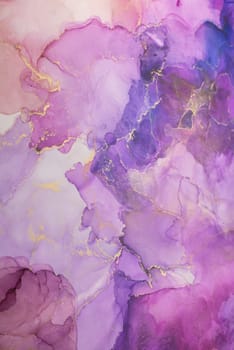 Abstract purple paint background. Acrylic texture with marble pattern. Alcohol ink. Style incorporates the swirls of marble or the ripples of agate.