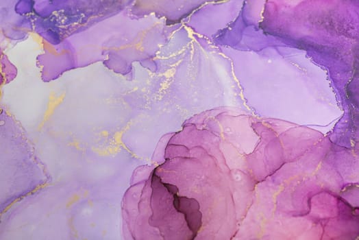 Abstract purple paint background. Acrylic texture with marble pattern. Alcohol ink. Style incorporates the swirls of marble or the ripples of agate.
