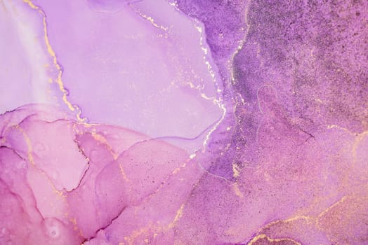 Abstract purple paint background. Acrylic texture with marble pattern. High quality photo