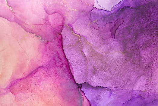 Abstract purple paint background. Acrylic texture with marble pattern. High quality photo