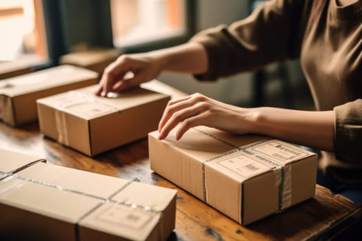 Using stickers to label packages for shipping, Warehouse Documents Checklist, Drop shipping company.