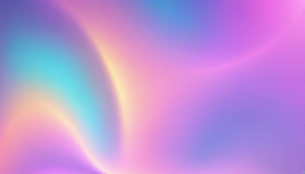 A vibrant and smooth gradient of colors, creating a visually pleasing and abstract background. There is no distinct subject or object instead, it s characterized by the interplay of various colors. The center of the image has a soft glow that illuminates the color gradient and adds depth to the image.