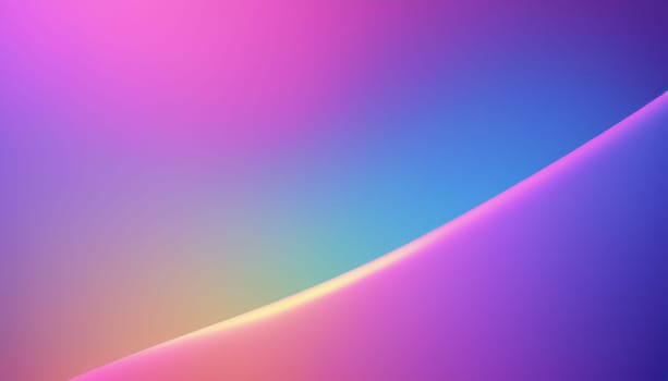 A vibrant and smooth gradient of colors, creating a visually pleasing and abstract background. There is no distinct subject or object instead, it s characterized by the interplay of various colors. The center of the image has a soft glow that illuminates the color gradient and adds depth to the image.