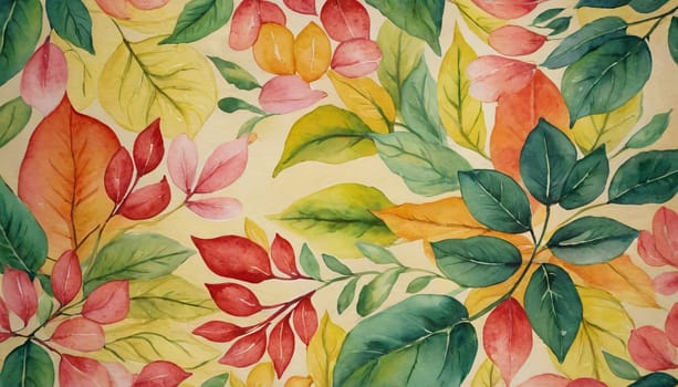 a watercolor painting of a bunch of flowers, botanical background.