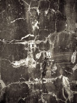 Grey cracked concrete wall texture. Abstract background of crack concrete wall.