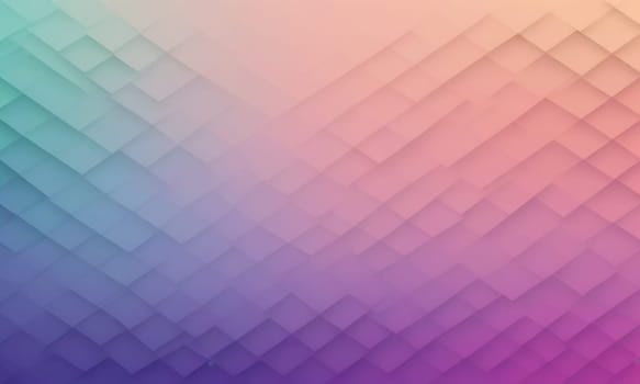 A gradient wallpaper with Serrated shapes using aqua and lavender blush gradient colors. Generative AI.