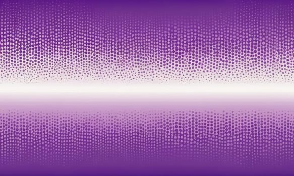 A gradient wallpaper with Dotted shapes using purple and silver gradient colors. Generative AI.