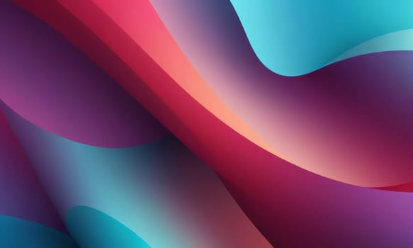 A gradient wallpaper with Oblique shapes using maroon and powder blue gradient colors. Generative AI.