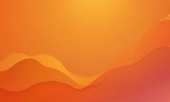 A gradient wallpaper with Ogee shapes using orange and bisque gradient colors. Generative AI.
