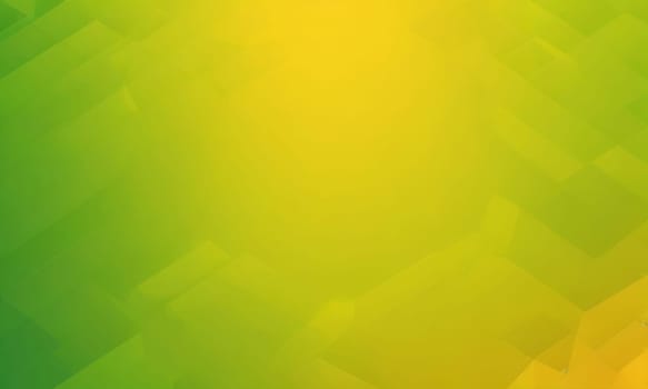 A gradient wallpaper with Octagonal shapes using yellow and lime gradient colors. Generative AI.