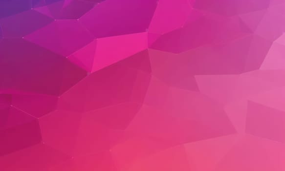 A gradient wallpaper with Pentagonal shapes using fuchsia and deep pink gradient colors. Generative AI.