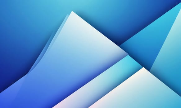 A gradient wallpaper with Oblique shapes using blue and snow gradient colors. Generative AI.