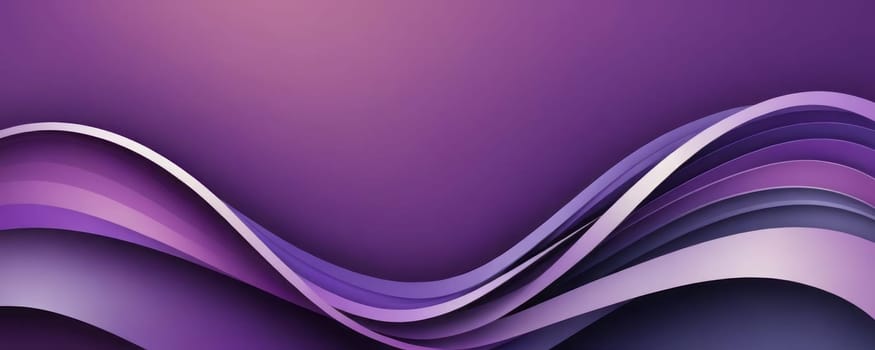 A gradient wallpaper with Twisted shapes using purple and dimgrey gradient colors. Generative AI.