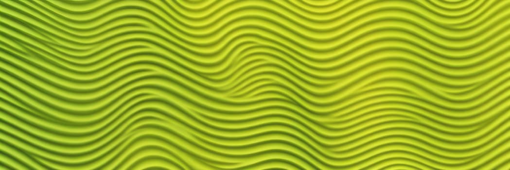 A gradient wallpaper with Corrugated shapes using lime and bisque gradient colors. Generative AI.