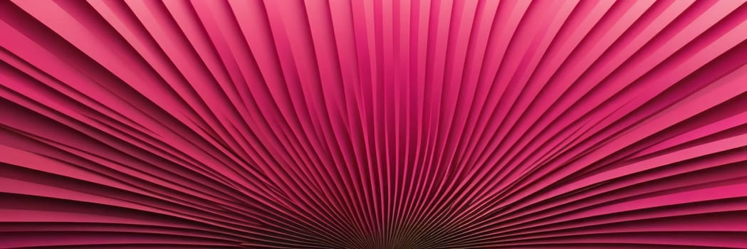 A gradient wallpaper with Fanned shapes using fuchsia and saddle brown gradient colors. Generative AI.