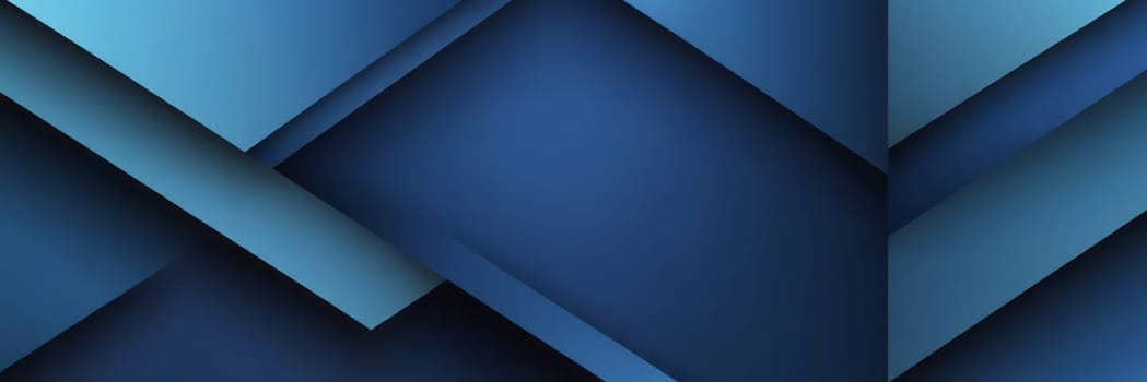 A gradient wallpaper with Asymmetrical shapes using navy and dimgrey gradient colors. Generative AI.