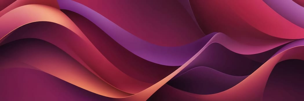 A gradient wallpaper with Distorted shapes using maroon and medium purple gradient colors. Generative AI.