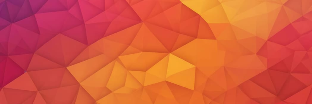 A gradient wallpaper with Tessellated shapes using orange and mistyrose gradient colors. Generative AI.