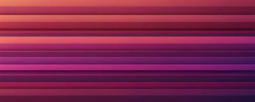 A gradient wallpaper with Striped shapes using maroon and dark orchid gradient colors. Generative AI.