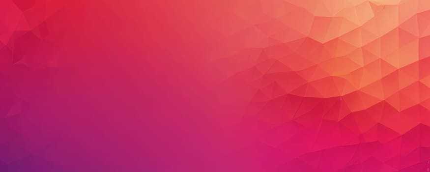 A gradient wallpaper with Pentagonal shapes using red and hotpink gradient colors. Generative AI.