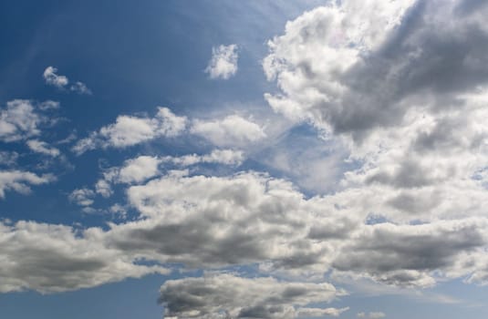 blue sky and clouds on a sunny day in Latvia 3