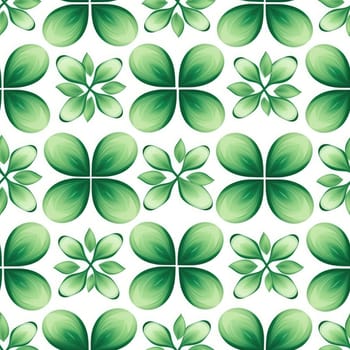 Seamles, Happy St Patrick's Day Background Holiday Illustration. Green Saint Patrick Generative AI design.