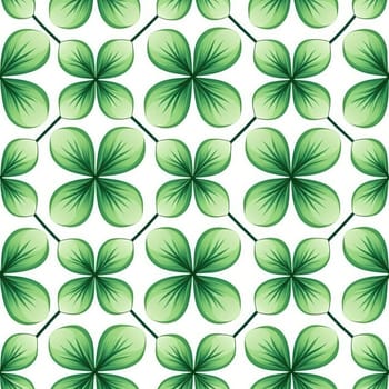 Seamles, Happy St Patrick's Day Background Holiday Illustration. Green Saint Patrick Generative AI design.
