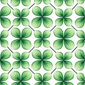 Seamles, Happy St Patrick's Day Background Holiday Illustration. Green Saint Patrick Generative AI design.