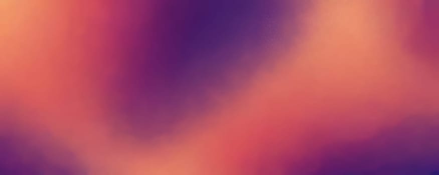 A gradient wallpaper with Stippled shapes using purple and light coral gradient colors. Generative AI.