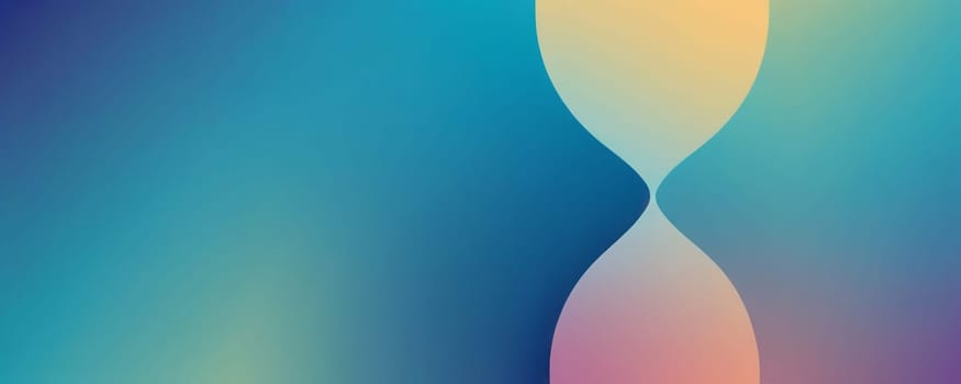A gradient wallpaper with Annular shapes using blue and medium turquoise gradient colors. Generative AI.