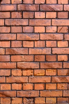 wall made of old red brick as a background 15