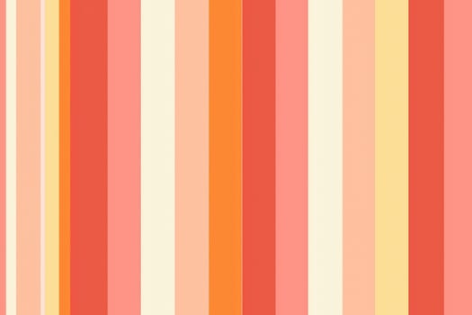 Colorful Peach Vertical stripes seamless pattern Background . Generative AI.