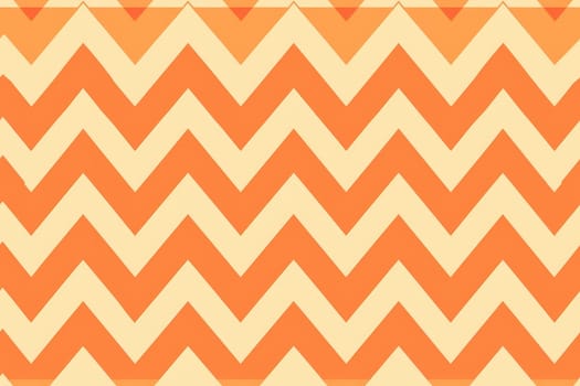 Peach Zigzag Stripe Seamless Pattern Background. AI generative.