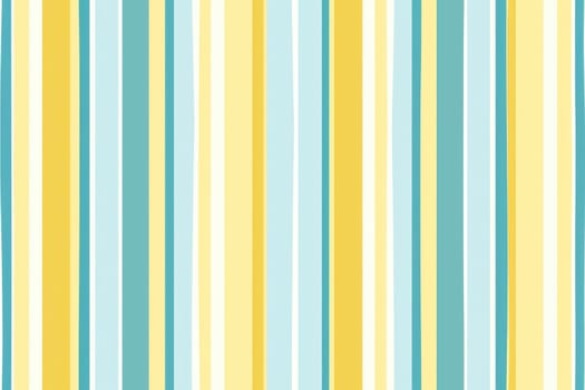 Colorful blue and yellow Vertical stripes seamless pattern Background . Generative AI.