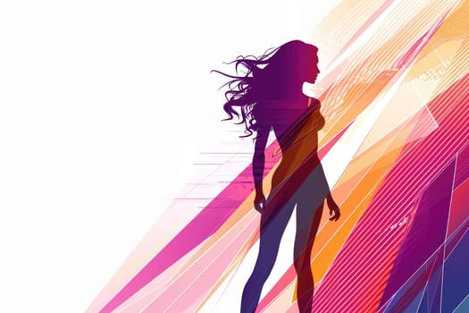 international women's day. Women's history month celebration background .generative ai.