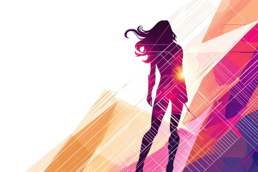 international women's day. Women's history month celebration background .generative ai.