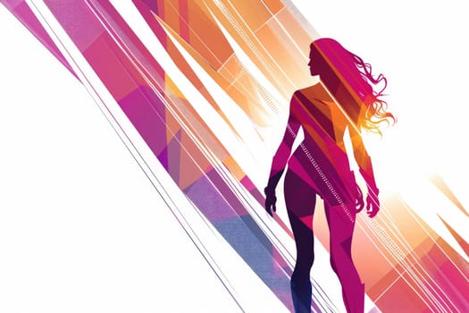 international women's day. Women's history month celebration background .generative ai.