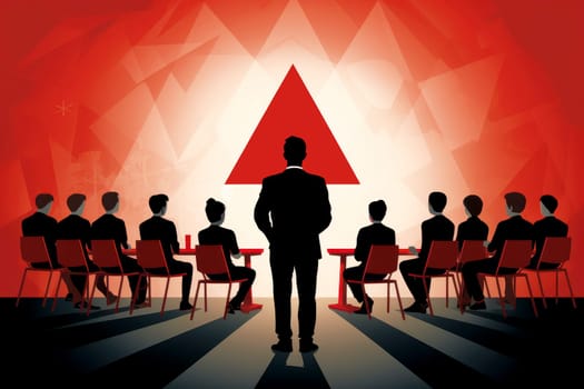 a group of person. lacking of training concept. Generative AI.