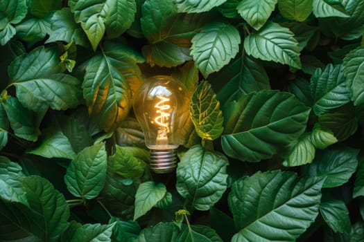 green energy, Renewable and sustainable energy concept, minimal background or banner.