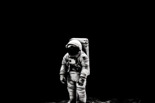 Photo of an astronaut in the black Generative AI.