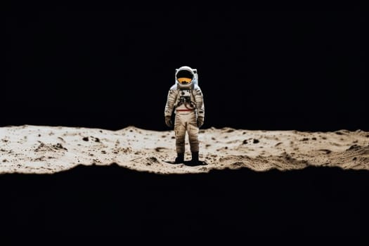 Photo of an astronaut in the black Generative AI.