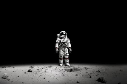 Photo of an astronaut in the black Generative AI.